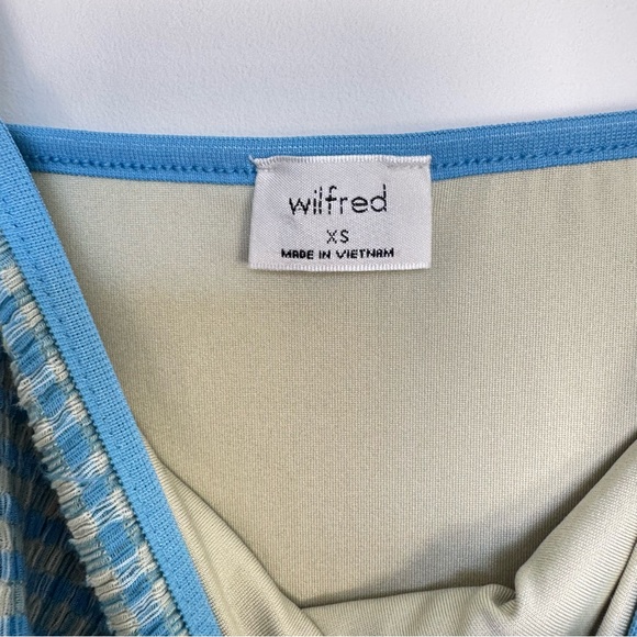 Aritzia Wilfred Jazz Seersucker Gingham Check mini dress - Picture 8 of 9